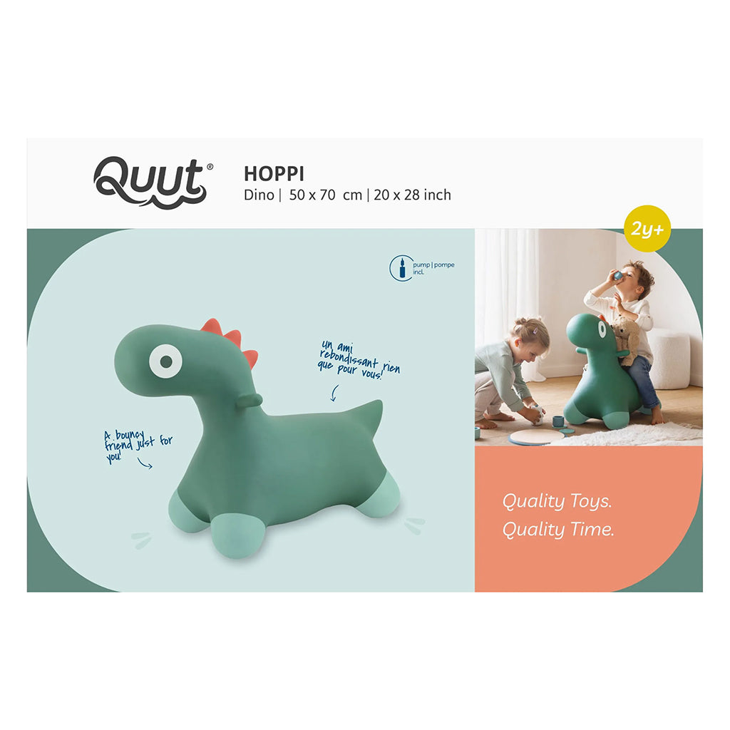 Quut Hoppi Bouncing Dino Garden Green