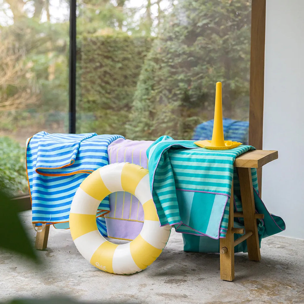 Quut Play Towel Large Square Alphabet Bullseye