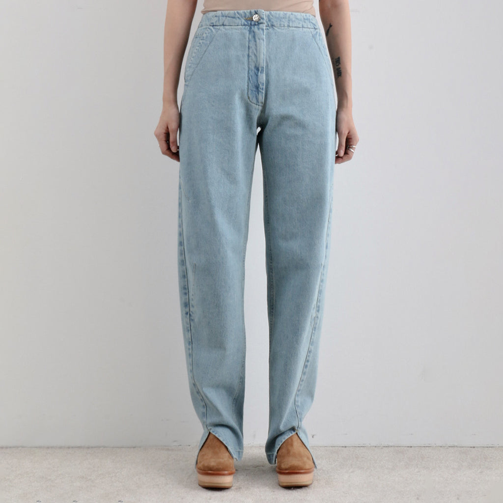 Rachel Comey Woman Evey Pants Celeste Blue Denim