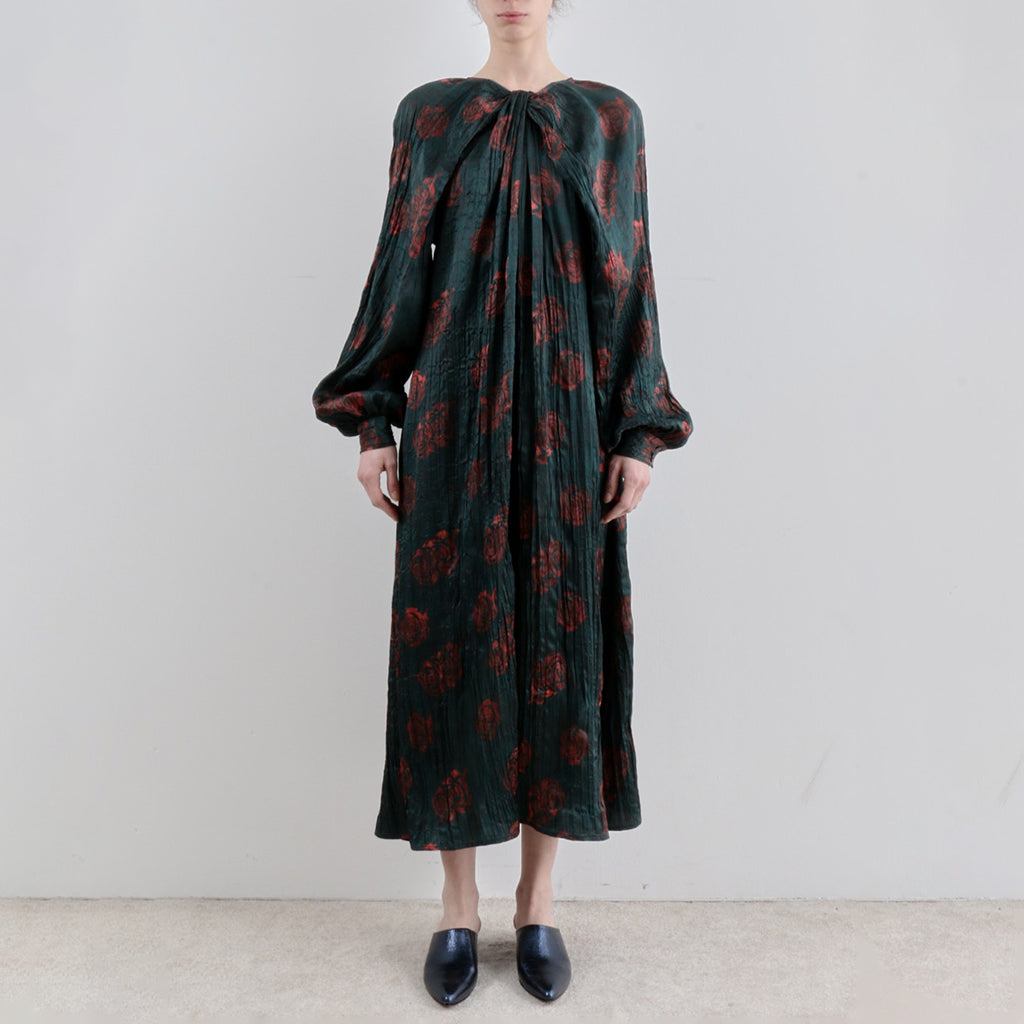 Rachel Comey Woman Tide Dress Petrol Green Floral