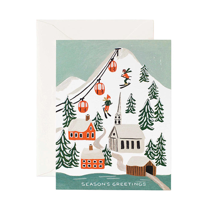 Rifle Paper Co. Holiday Snow Scene Card