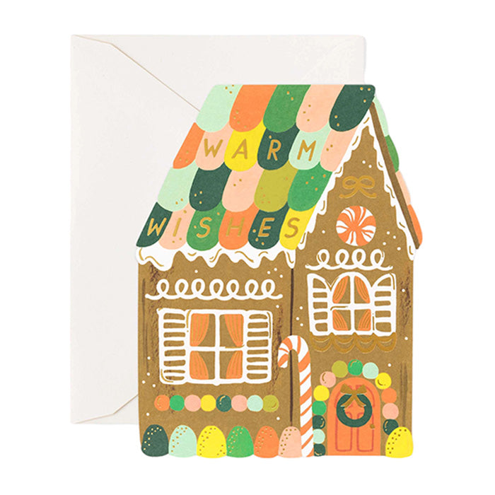Rifle Paper Co. Gingerbread House Card