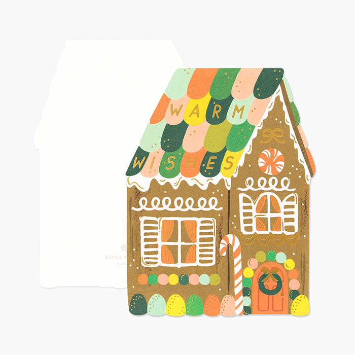 Rifle Paper Co. Gingerbread House Card