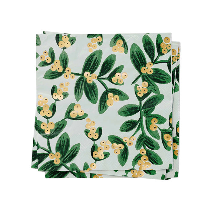 Rifle Paper Co. Mistletoe Cocktail Napkins