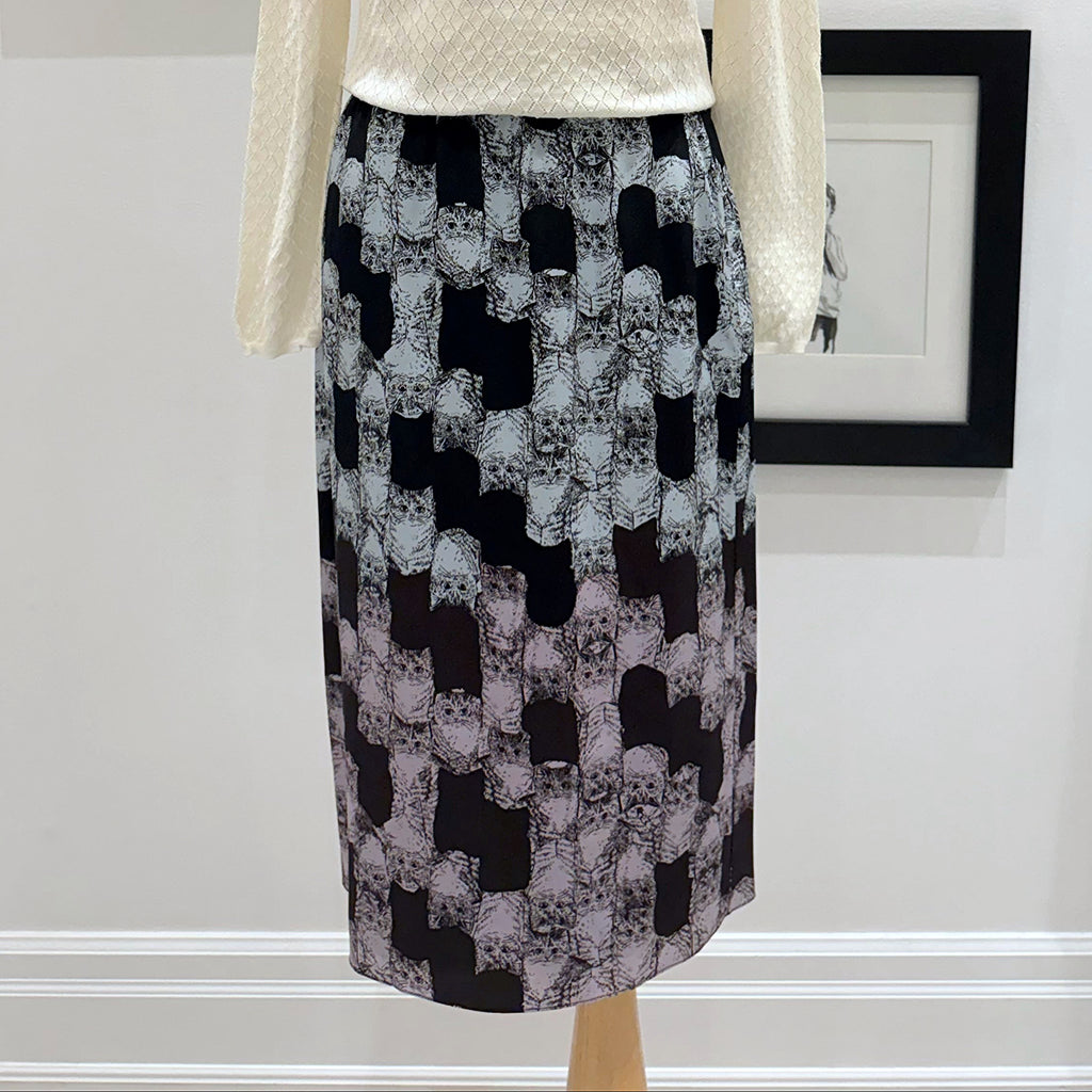 Rachel Comey Woman Baldera Skirt Black Cats Print