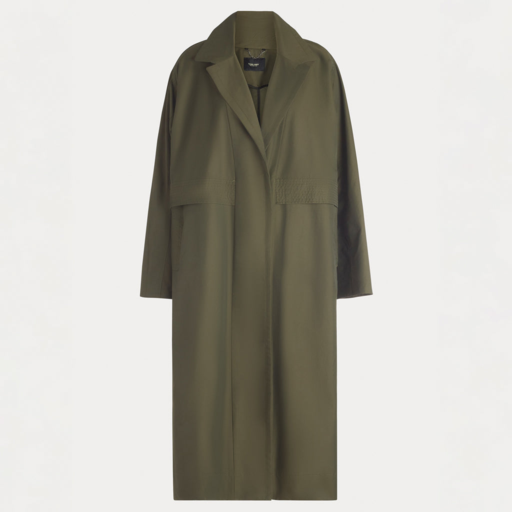 Rachel Comey Woman Melville Trench Coat Olive Green