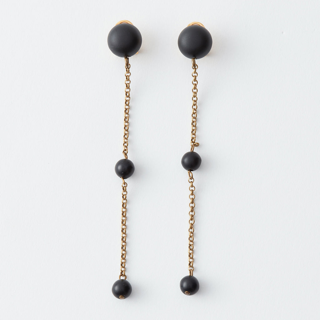 Rachel Comey Morse Earrings Matte Black
