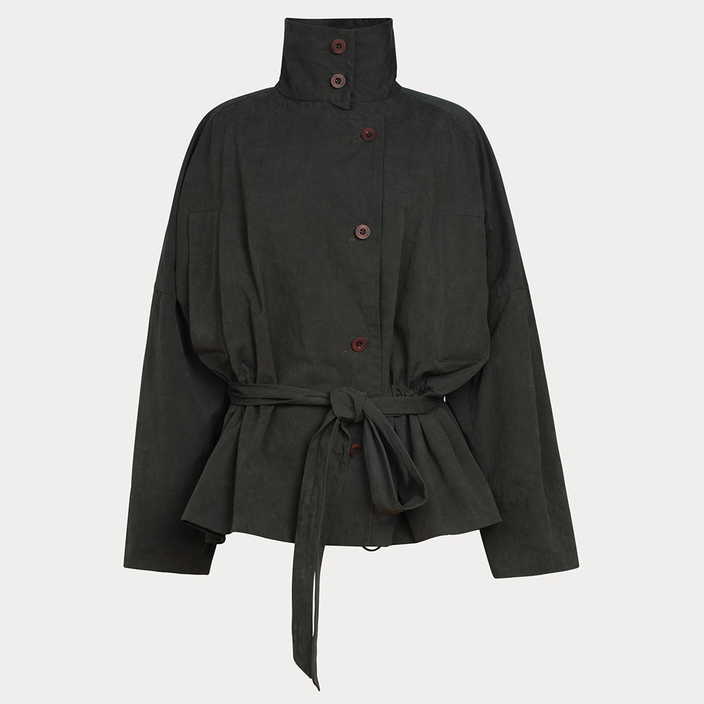 Rachel Comey Woman Gosland Trench Coat Charcoal Black