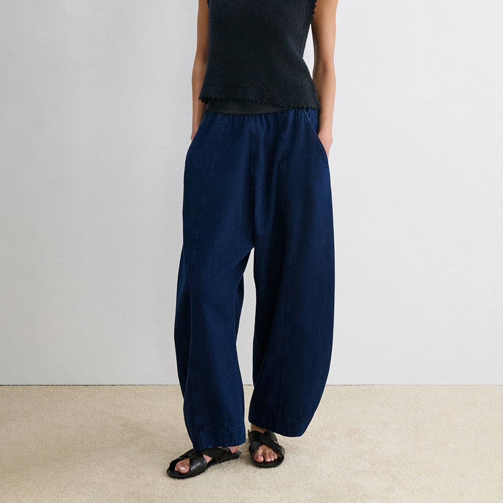 Rachel Comey Woman Rei Pants Dennis Denim Blue Ink Wash