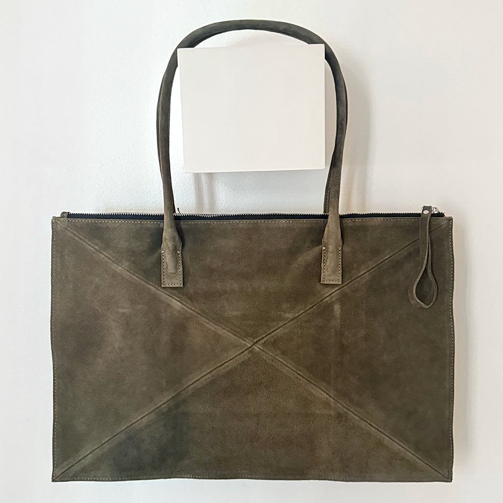 Rachel Comey Brynd Zip Tote Bag Forest Green
