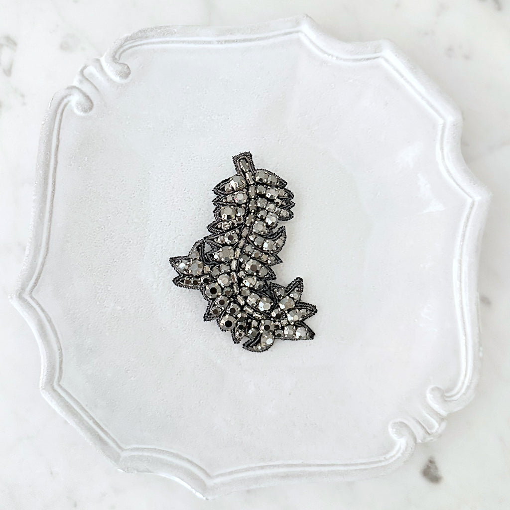 Rachel Comey Plume Brooch Black