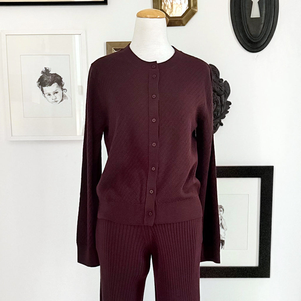 Rachel Comey Woman Matin Cardigan Auburn Red