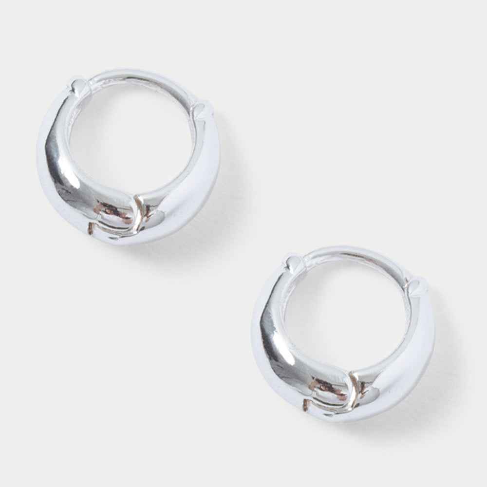 Rachel Comey Baby Alpha Hoop Silver