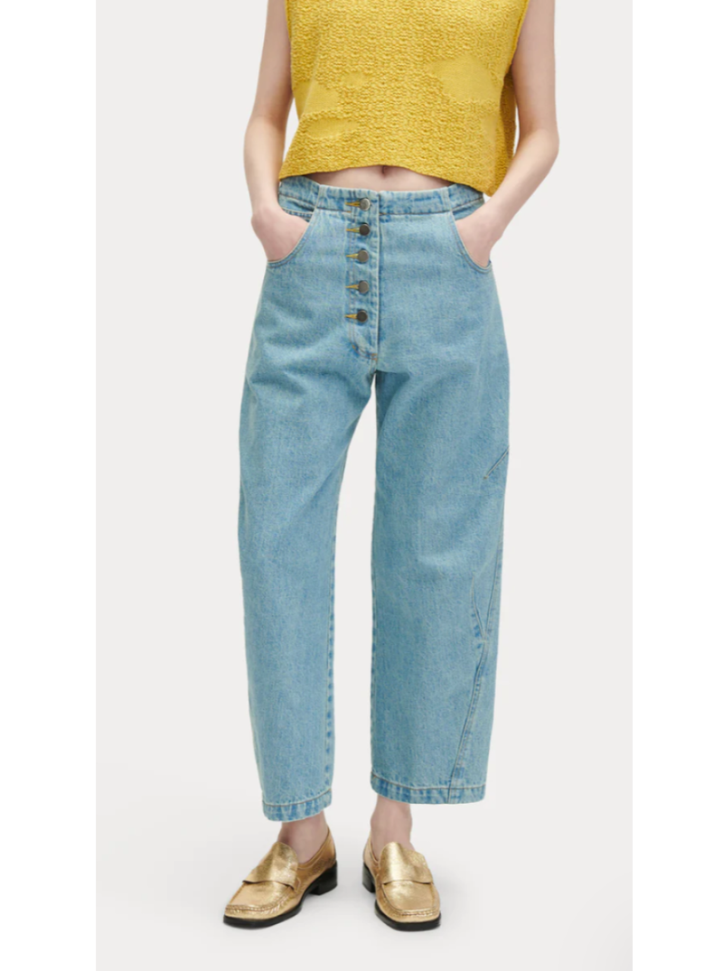 Rachel Comey Woman Elkin Pants Celeste Blue Denim