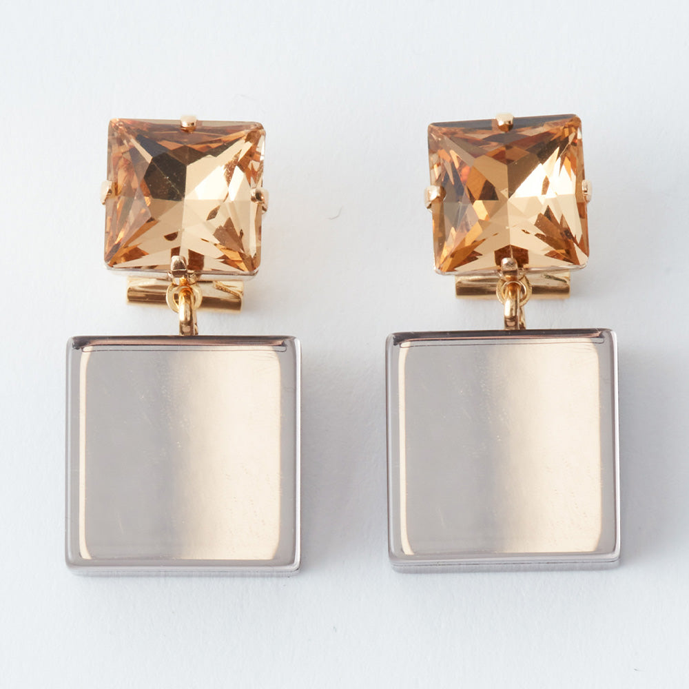 Rachel Comey Halstead Gem Earrings Dove Grey