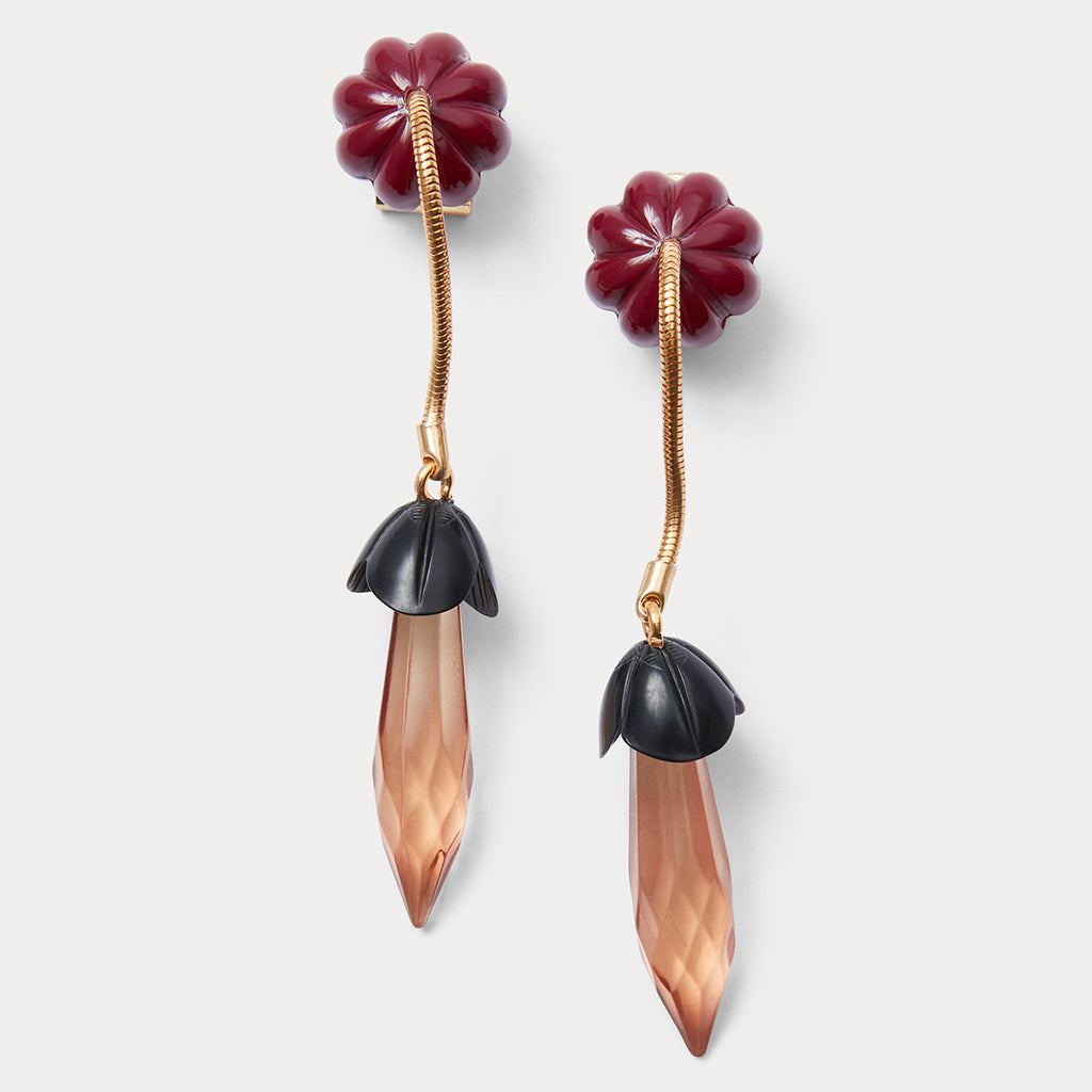 Rachel Comey Rosales Earrings Plum Red