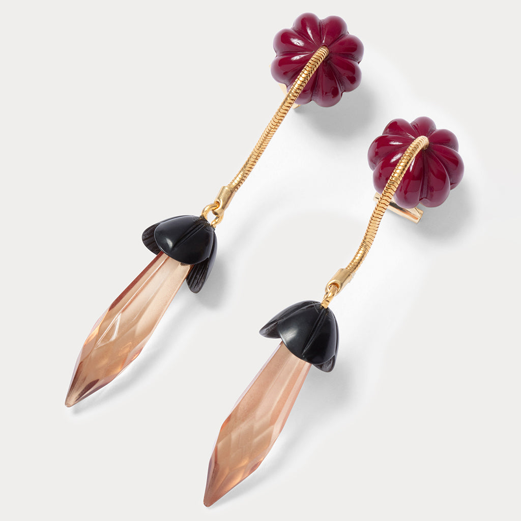 Rachel Comey Rosales Earrings Plum Red