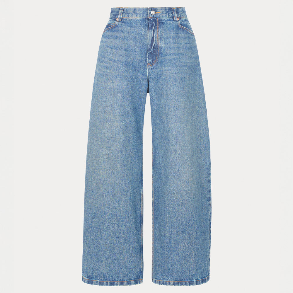 Rachel Comey Woman Dottir Pants Aged Indigo Blue