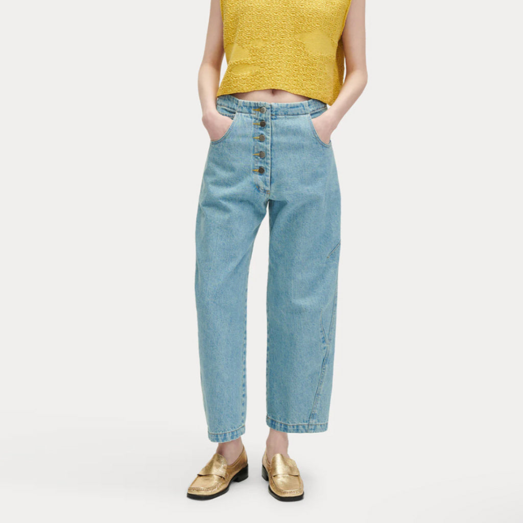 Rachel Comey Woman Elkin Pants Celeste Blue Denim