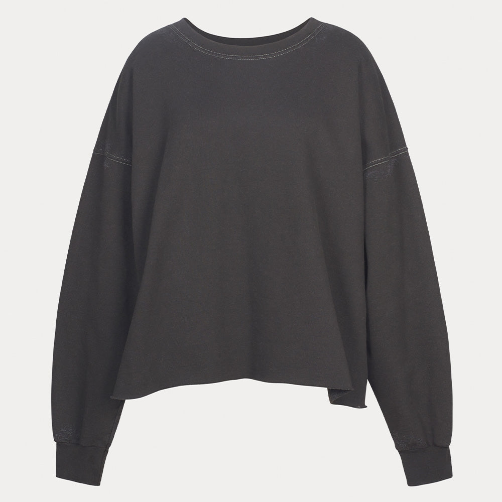 Rachel Comey Woman Fonder Sweatshirt Charcoal Black