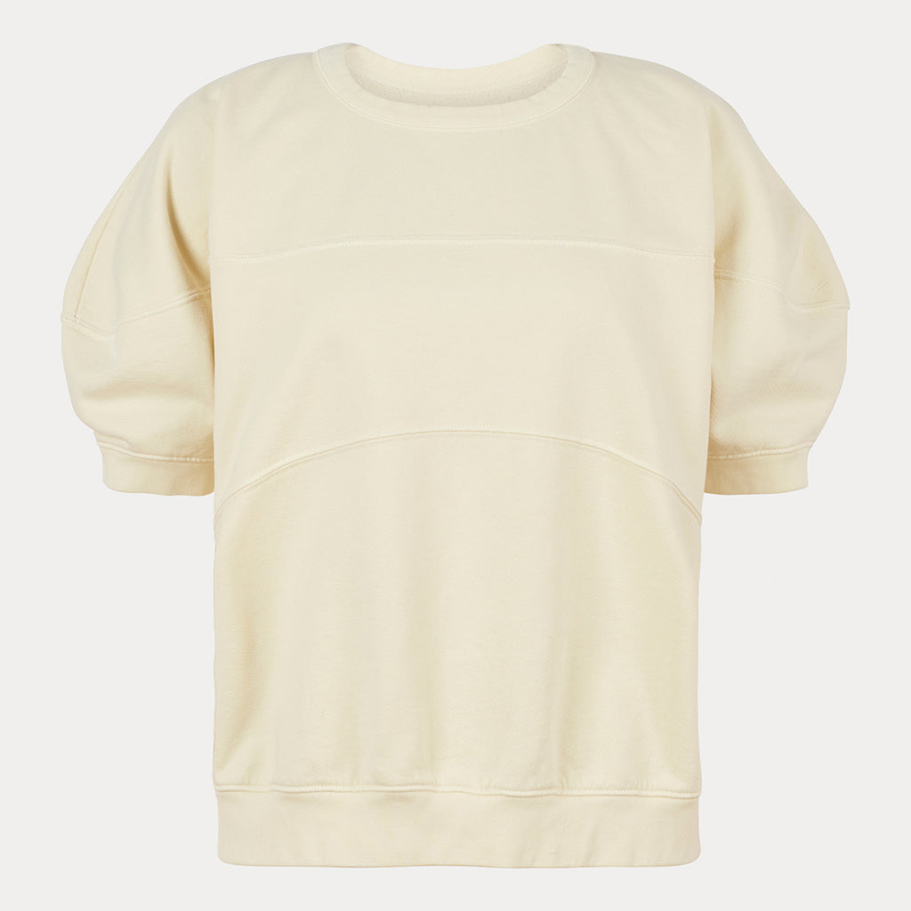 Rachel Comey Woman Football Sweatshirt Meringue Cream