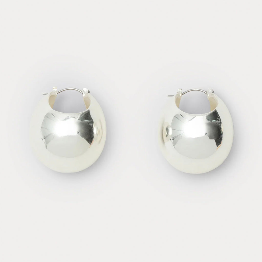 Rachel Comey Woman Large Keel Hoop Earrings Silver