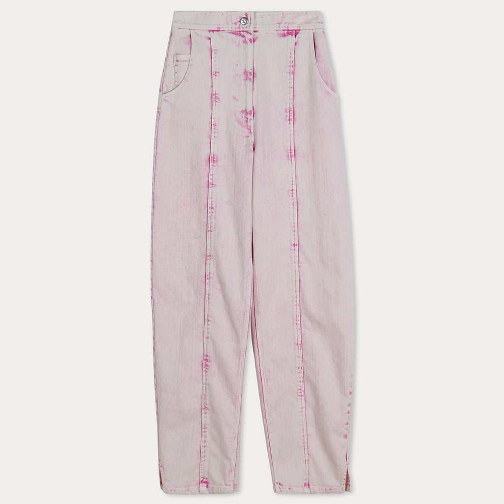 Rachel Comey Woman Malta Pants Pink Acid Wash Denim