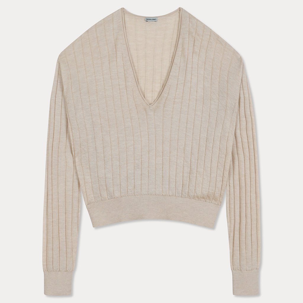 Rachel Comey Woman Marion V-Neck Sweater Cream