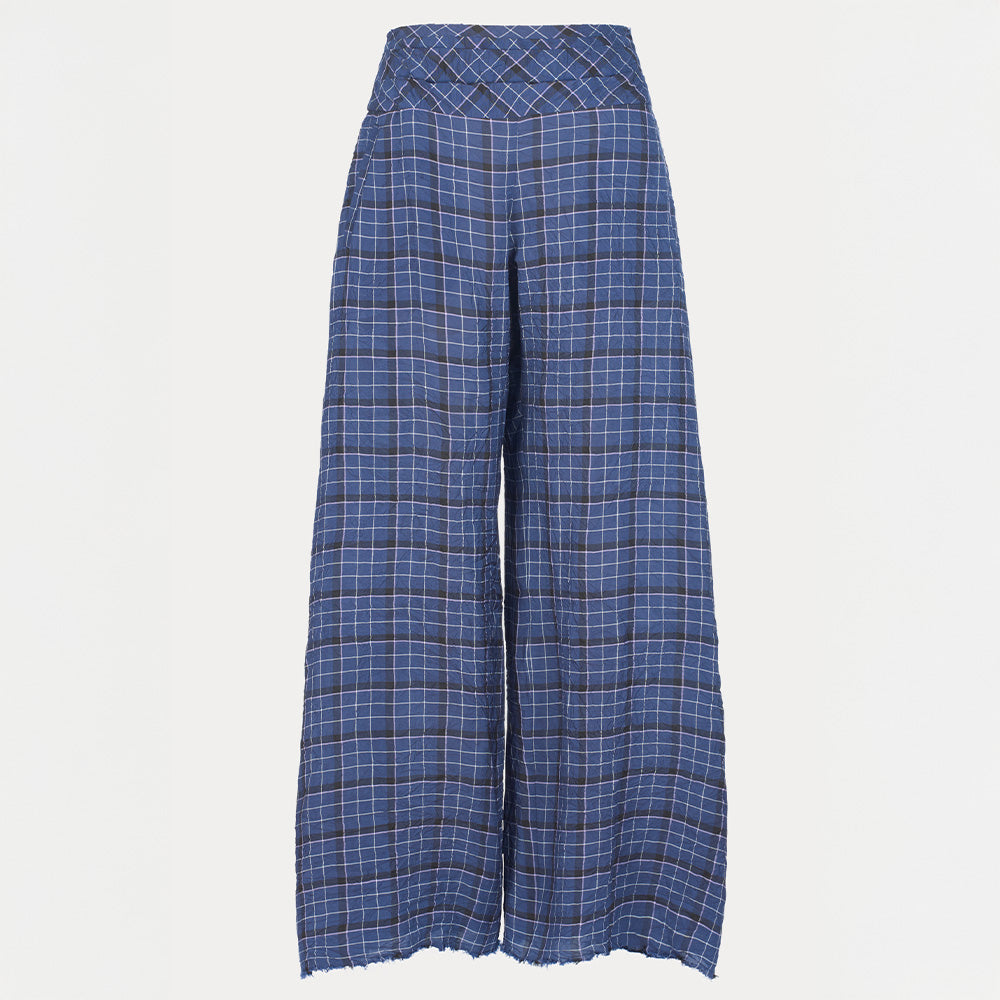 Rachel Comey Woman Swish Pants Navy Blue Plaid