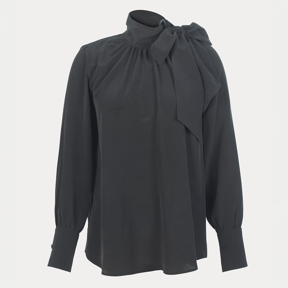 Rachel Comey Woman Tie Rite Blouse Black