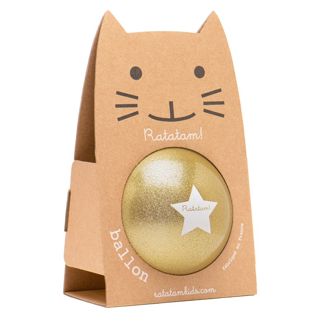 Ratatam 15 cm Gold Glitter Balloon