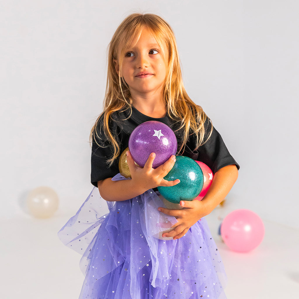 Ratatam 15 cm Gold Glitter Balloon