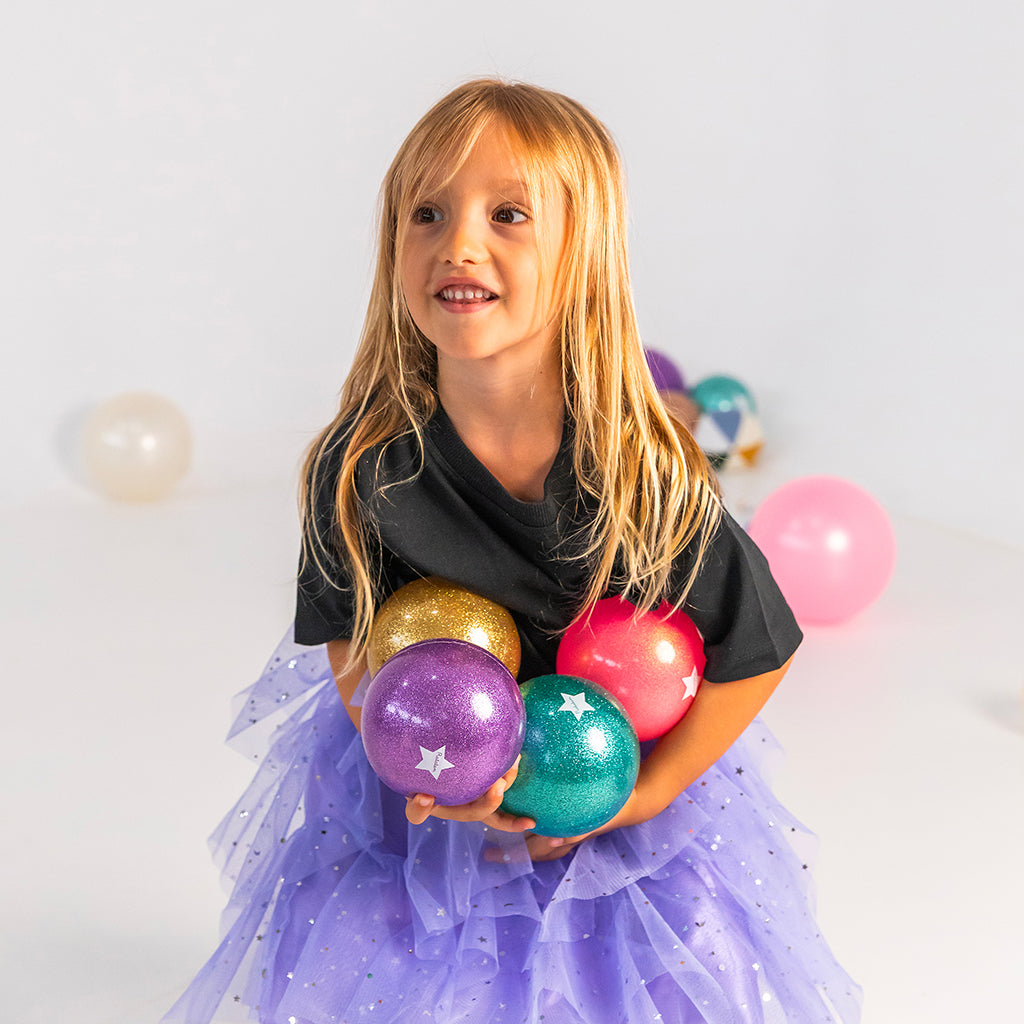 Ratatam 15 cm Gold Glitter Balloon