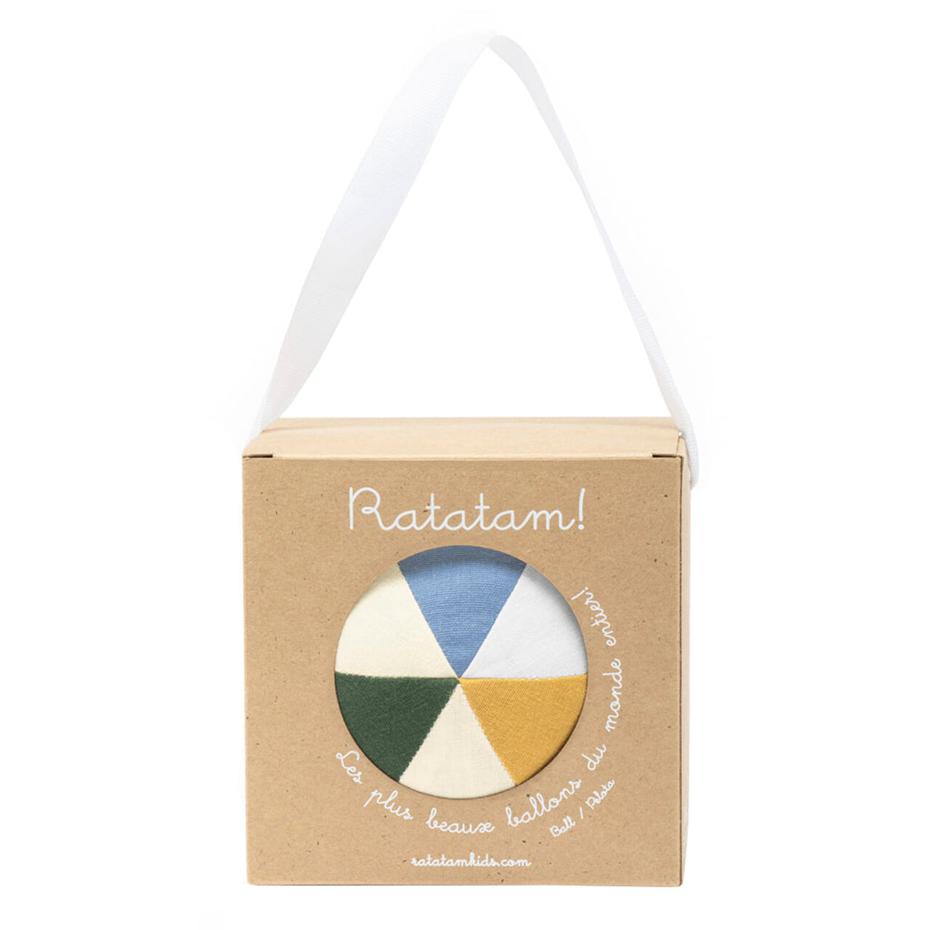 Ratatam Baby Fabric Ball 10 cm Mustard Yellow