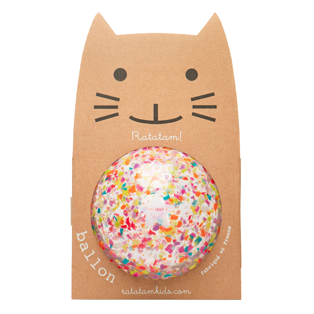 Ratatam Multicolour Confetti Balloon Bouncing Ball