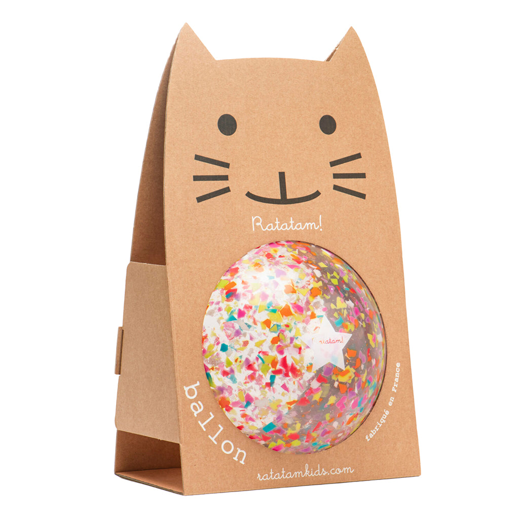 Ratatam Multicolour Confetti Balloon Bouncing Ball