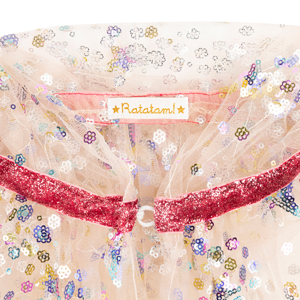 Ratatam Multicolour Sequin Fairy Cloak Costume