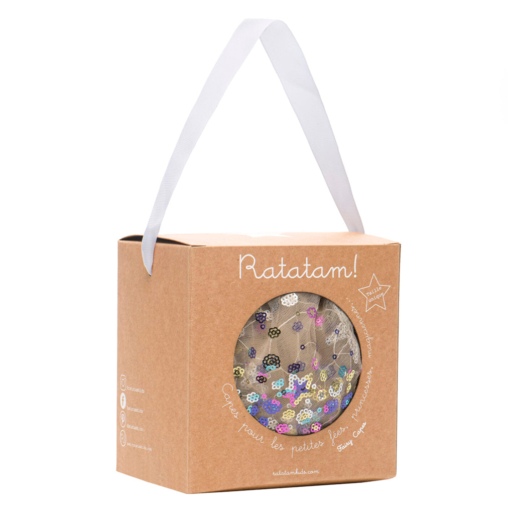 Ratatam Multicolour Sequin Fairy Cloak Costume