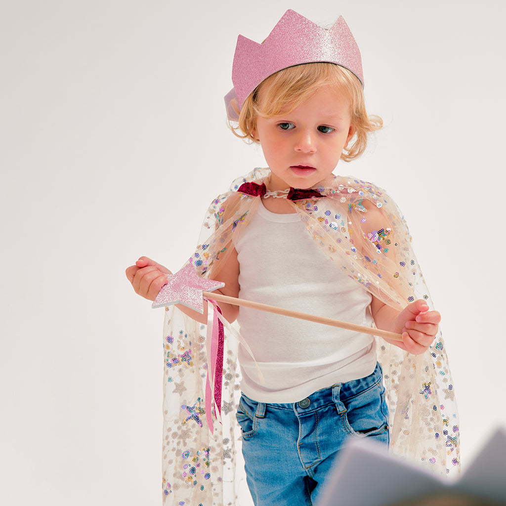 Ratatam Multicolour Sequin Fairy Cloak Costume