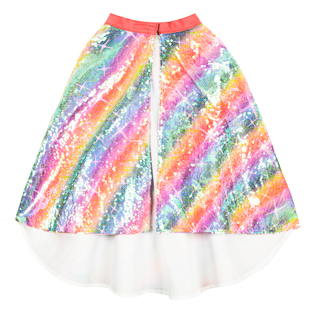 Ratatam Rainbow Cape with Multicolor Sequins Costume