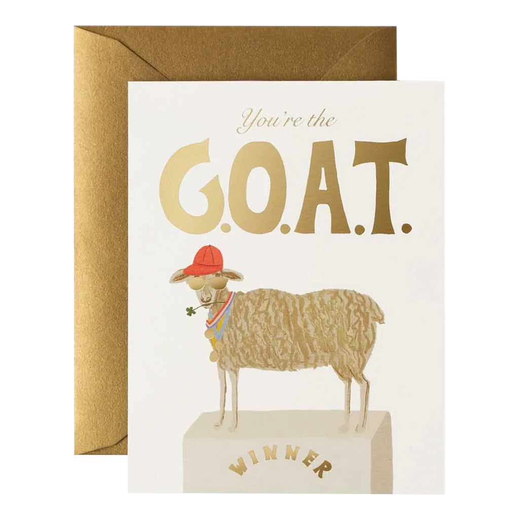 Rifle Paper Co. G.O.A.T. Card