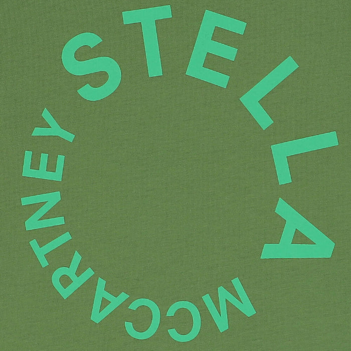 Stella McCartney Child Logo Disc T-shirt Green