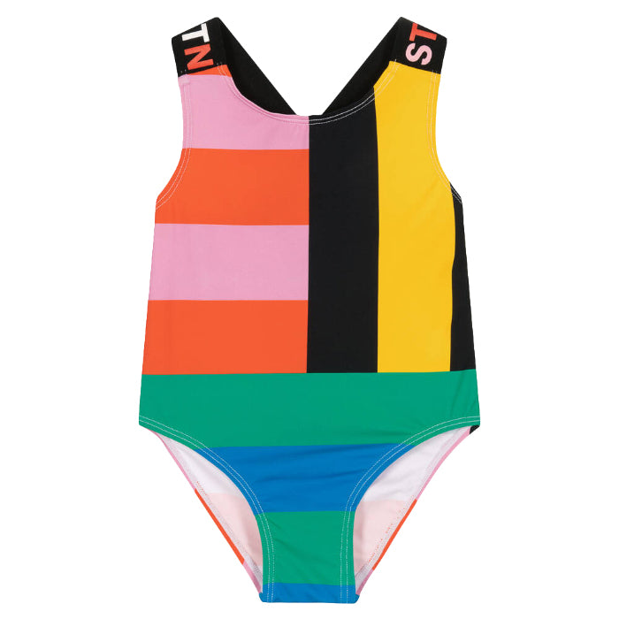 Stella McCartney Child Striped Swimsuit Multicolour