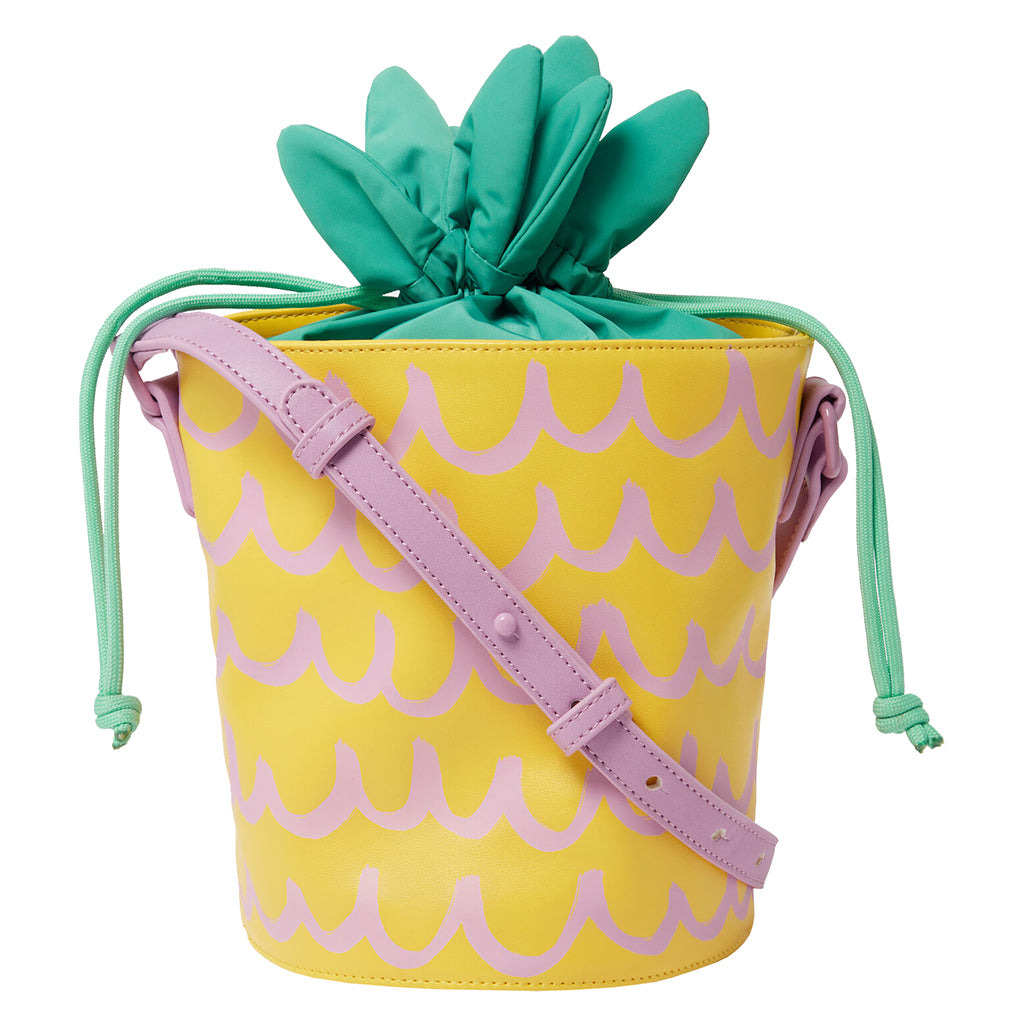 Stella McCartney Child Bucket Bag Pineapple Waves Print Yellow