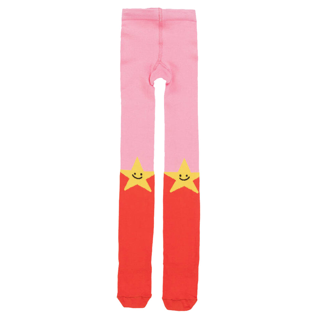 Stella McCartney Child Tights With Stars Pink And Red