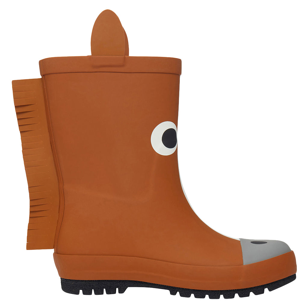 Stella McCartney Child Horse Rain Boots Brown