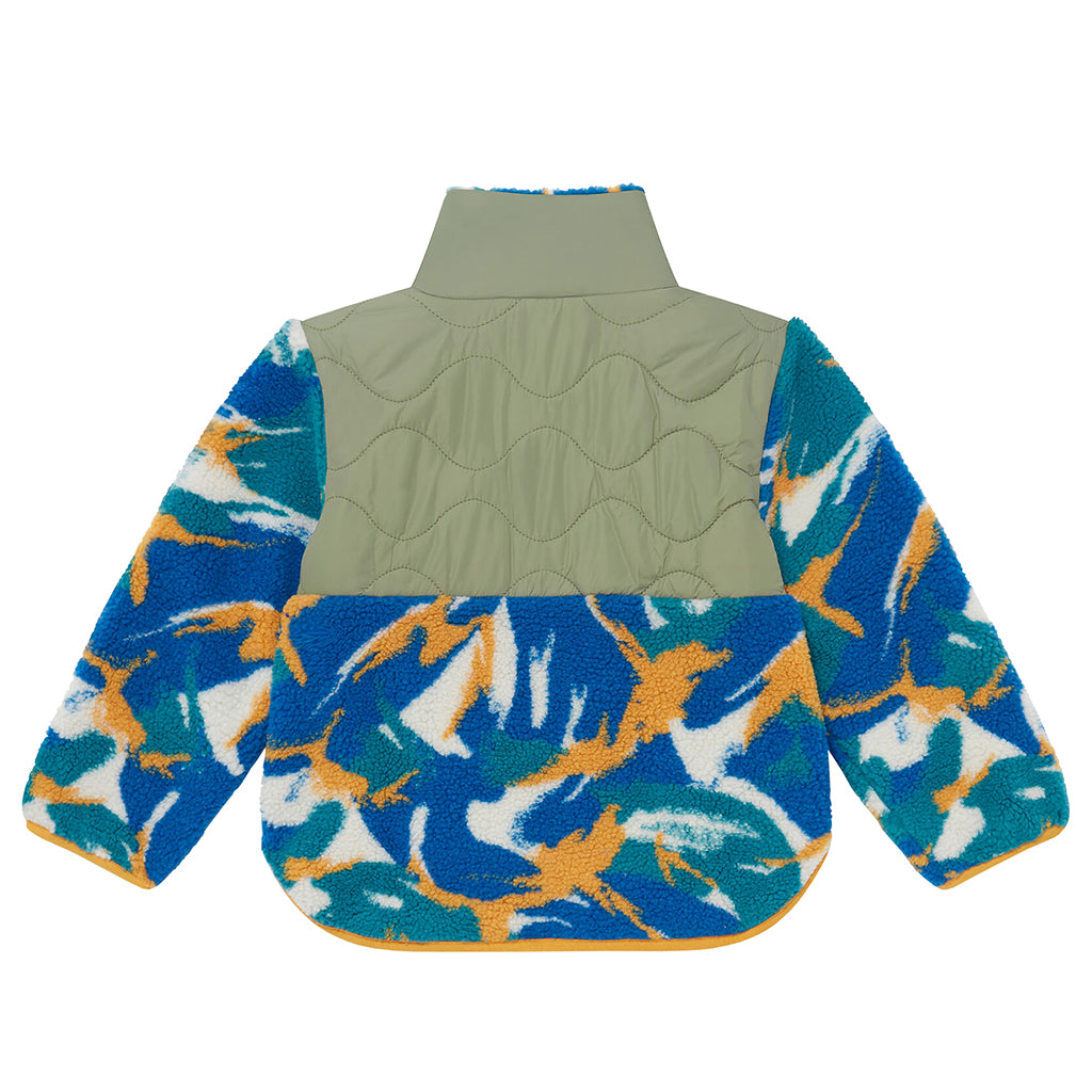 Stella McCartney Child Teddy Jacket Multicoloured Camo Print