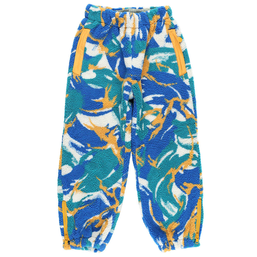 Stella McCartney Child Teddy Fleece Sweatpants Multicoloured Camo Print