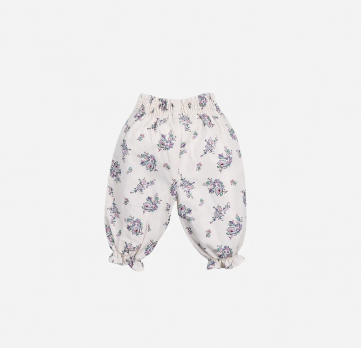 The New Society Baby Emma Pants Cream Floral Print