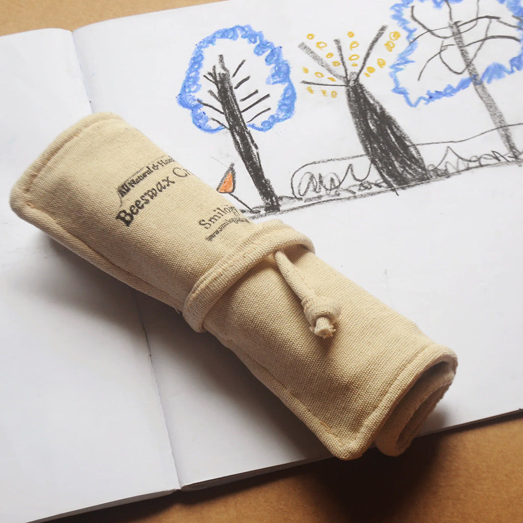 Smilogy Natural Beeswax Standard Crayons Set of 10